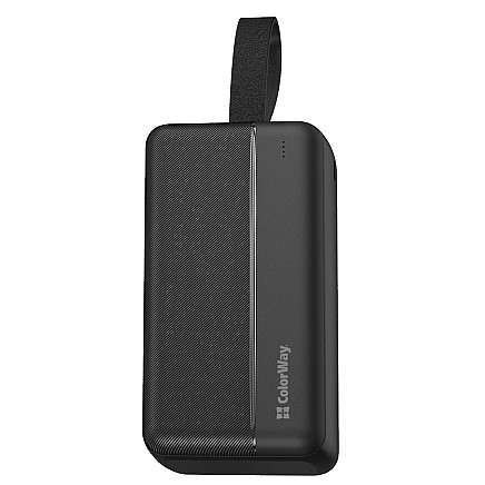 Colorway Powerbank/ 30 000mAh/ 2x USB QC3.0/ USB-C POWER DELIVERY 22,5W/ Micro-USB/ Black