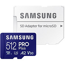 Micro SDXC 512GB PRO Plus SD adapter