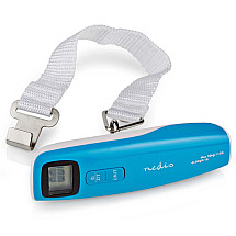 NEDIS digital luggage scale/ max. load 50kg/ blue-white