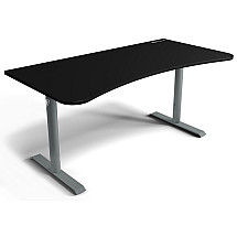 AROZZI ARENA Gaming Desk Frozen Gray Black