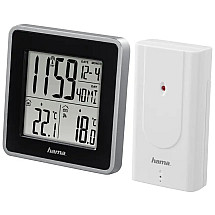 HAMA weather station EWS Intro/ black-silver