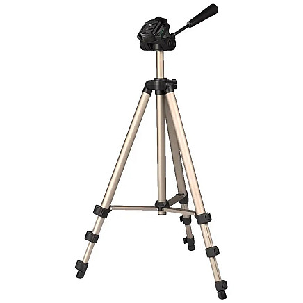 HAMA tripod STAR 75/ for cameras and video cameras/ load 0.5 kg/ aluminum/ beige