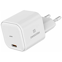 Swissten Network Adapter GaN 1x USB-C 45W PD White