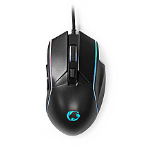 NEDIS gaming mouse GMWD510BK/ wired/ optical/ backlit/ 7200dpi/ 6-button/ USB/ black