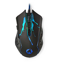 NEDIS gaming mouse GMWD210BK/ wired/ optical/ backlit/ 3600dpi/ 6-button/ USB/ black