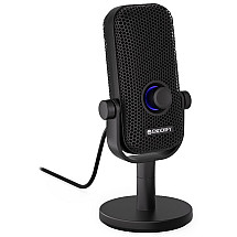 Endorfy microphone Solum Voice S / wired / pop-up filter / RGB backlight / USB-C / black