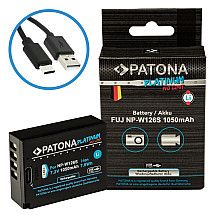 PATONA battery for photo Fuji NP-W126S 1050mAh Li-Ion Platinum USB-C charging