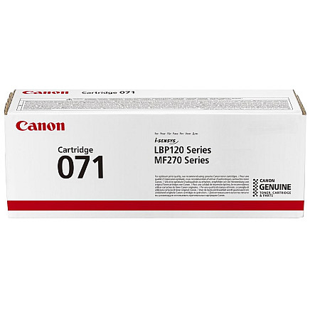 Canon Original Toner 071 Black for MF272DW, 275DW, LBP122DW (1200 p.)