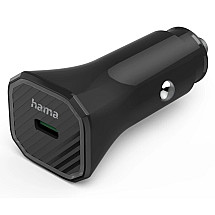 HAMA Eco fast USB car charger, USB-C PD/QC 25 W, black