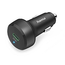 HAMA set: fast USB car charger USB-C PD/QC 25 W + USB C-C cable 1 m