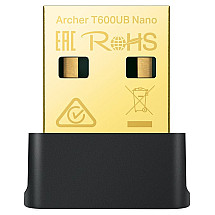 TP-Link Archer T600UB Nano AC 600 USB adapter, 2.4/5GHz, Bluetooth 4.2, USB 2.0