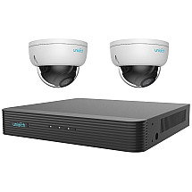 Uniarch by Uniview KIT ​​Dome / Camera system/ 2x IPC-D122-PF28/ 1x NVR-108E2-P8