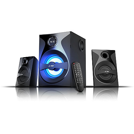 FENDA F&D speaker F380X/ 2.1/ 54W/ black/ BT4.0/ NFC/ FM radio/ USB/ SD playback/ remote control