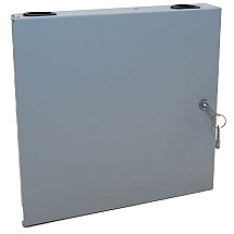 Wall optical switchboard, 12 Simplex SC ports or dual LC ports