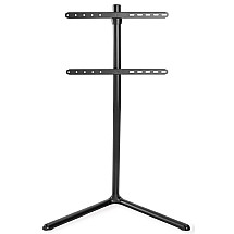 DAMAGED PACKAGING - NEDIS floor TV stand/ 49 - 70 "/ 40 kg/ Design V-form/ Anti-slip strap/ Snap-lock/ Aluminium/ Steel/...