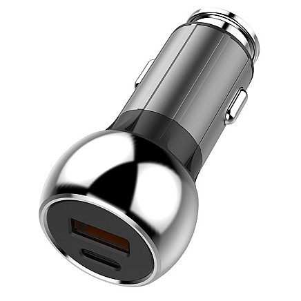 COLORWAY 2x USB car charger 36W/ Black