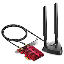 TP-Link Archer TXE75E AX 5400 Network Card, WiFi 6E, Bluetooth 5.2, 574Mbps 2.4GHz/ 2402Mbps 5GHz/ 2402 6GHz, PCI-e