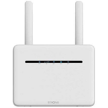 FIXED - STRONG 4G+ LTE router 1200/ Wi-Fi standard 802.11a/b/g/n/ac/ 1200 Mbit/s/ 2.4GHz and 5GHz/ 4x LAN/ 1x SIM/ white