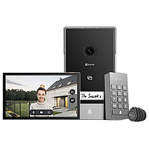 EZVIZ smart home intercom TP7/ Wi-Fi/ 2K/ 7" touch monitor/ videophone/ wireless doorbell/ IP65/ black-silver