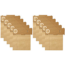 NEDIS vacuum cleaner bags/ 10 pieces/ paper/ Vorwerk Kobold VK 130/ brown