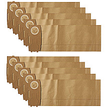 NEDIS vacuum cleaner bags/ 10 pieces/ paper/ Vorwerk Kobold VK 118/ brown