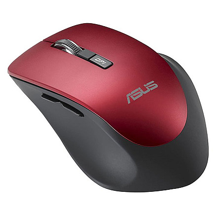 ASUS WT425/ Ergonomic/ Optical/ Wireless USB/ Red