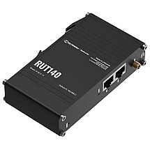 Teltonika RUT140 industrial router, 2x Eth 10/100, Wi-Fi