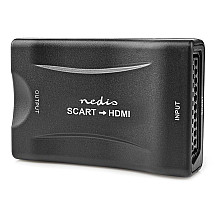 Nedis converter/ SCART on HDMI/ 1080p/ with power supply/ black