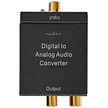 Nedis Digital audio converter / input 1x Digital RCA / 1x Toslink / Output 1x (2x RCA) / 1x 3.5 mm / black