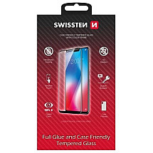 Swissten glass Full Glue, Color frame, Case friendly for Samsung Galaxy A53 5G / black