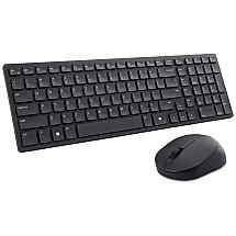 DELL KM555/ Czech/ Slovak/ wireless silent keyboard + mouse/ USB/ black