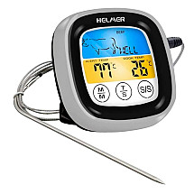 HELMER digital kitchen thermometer TM 23/ LCD display/ - 20 to 300 °C/ black-silver