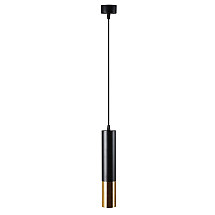 IMMAX PUNTO-ZG ceiling, suspended spotlight, black - gold, for GU10 type source