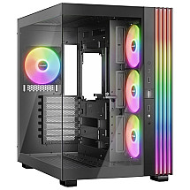 Be quiet! case LIGHT BASE 600LX / ATX / 4x 120mm ARGB fan / 2xUSB 3.0 / USB-C / panoramic / black