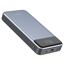 Swissten Power Bank 30000 MAH for Notebooks 133W Power Delivery Gray