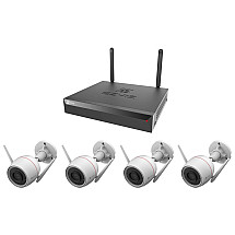 Ezviz H3C 2K+ Wi-Fi Kit/ Bullet/ 4Mpix/ 1x NVR CS-X5S-R100-8W/ 4x IP camera H3C 2K+/ HDMI/ VGA/ Wi-Fi/ LAN