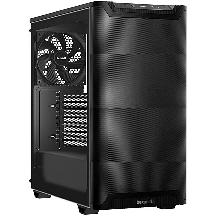 Be quiet! case PURE BASE 501 Airflow Window / ATX / 2x140mm fan / USB-C / perforated front panel / tempered glass black