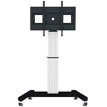 Neomounts PLASMA-M2500SILVER / Motorized Mobile Floor Stand - VESA 200x200 up to 800x600 / Silver