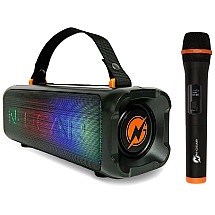 DAMAGED PACKAGING - N-GEAR PARTY LET'S GO PARTY SPEAKER BLAZOOKA 703 / BT/ 100W/ USB/Disco LED/ MIC / black