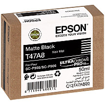 Epson ink cartridge/ C13T47A80N/ Singlepack Matte black/ UltraChrome