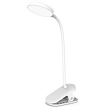 Colorway LED table lamp / CW-DL02B-B/ Integrated battery / Clip/ White