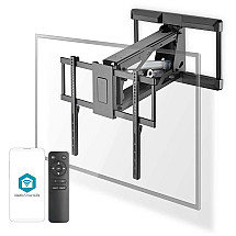 NEDIS wall TV mount/ 37 - 75"/ load capacity 35 kg/ motorized/ swivel/ distance from the wall 48.5 cm/ DO/ steel/ black