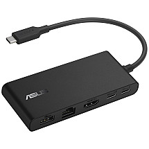 ASUS DC201 Dual 4K USB-C Dock, male: USB-C; female: HDMI, USB-A/C, RJ-45, Power Delivery: 100W