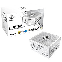 ASROCK SL-850GW / 850W / 80PLUS GOLD / ATX3.1 / MODULAR / 135mm FAN / White / Active.