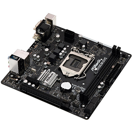 Asrock H310CM-DVS / Intel H310 / LGA1151 / 2x DDR4 DIMM / DVI-D / VGA / mATX