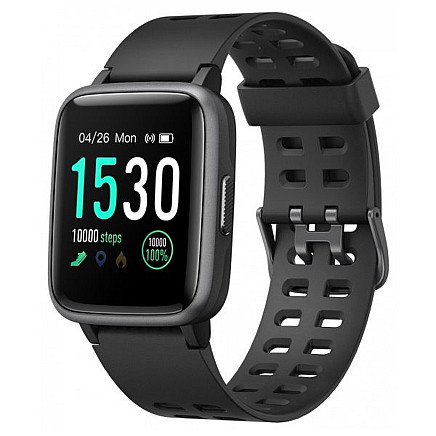 UMAX Smart Watch U-Band P2 Black/ 1.3 IPS/ Bluetooth 4.2/ NRF52840/ ATM5/ iOS 8.0 +/ Android 4.3 +/ App Verefit Pro