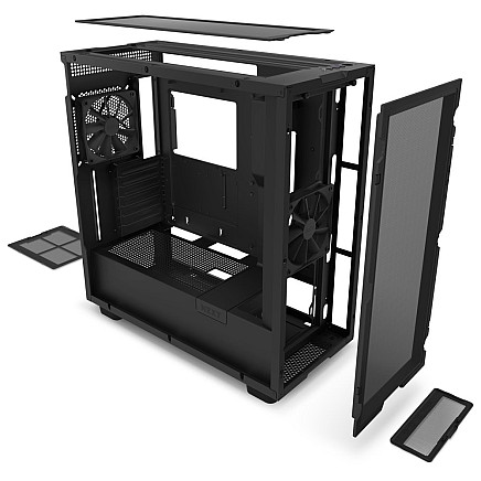 Корпус NZXT H7 Flow Black Mid Tower