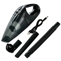 Cordless USB Cordless Car Wash Vacuum Cleaner with HEPA filter and flexible extra nozzle kit - light and compact for cleaning upholstery