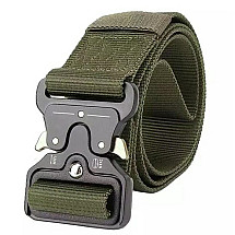 Tactical Polyester Trouser Belt 131cm Length with QR Buckle, Made of Wear Resistant Material, Universal Size - Comfortable and Adjustable