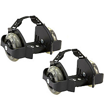 AG234 ROLLER SKATES LIGHT UP SHOES BLAC